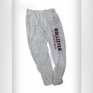 Hollister Heather Gray Joggers with Logo size XS